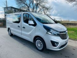VAUXHALL VIVARO 1.6 CDTI 2900 BITURBO ECOTEC SPORTIVE CREW VAN L2 H1 EURO 6 (S/S) 5DR (6 SEAT)