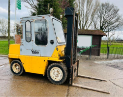 YALE GDP080EC DIESEL FORKLIFT * NO BREAKS * C/W 2 STAGE MASK