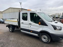 2019 19 FORD TRANSIT TIPPER - 27K MILES - EURO 6 - 7 SEATS - 1 KEY