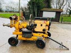 TOWABLE WATER PUMP C/W HATZ 4 CYLINDER DIESEL ENGINE