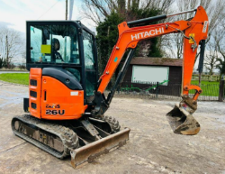 HITACHI ZAXIS ZX26U-6A EXCAVATOR * YEAR 2017 , 2573 HOURS