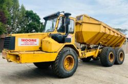 MOXY 6X6 ARTICULATED DUMP TRUCK C/W HYDRAULIC STRAIGHT TIP & REVERSE CAMERA