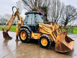 CASE 580 SUPER LE 4WD BACKHOE DIGGER C/W EXTENDING DIG & MANUAL GEAR BOX