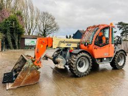 JLG 3513 4WD TELEHANDLER * 13 METER REACH * C/W PALLET TINES & BUCKET
