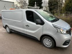 2016 16 RENAULT TRAFIC LWB PANEL VAN - 109K MILES - SAT NAV - ROOF RACK - AIR CON - BU16 EVW