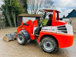 SCHAEFF SCL515 4WD LOADING SHOVEL C/W CANOPY AND ROLE FRAME