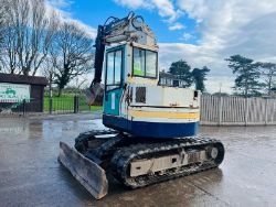 KOMATSU PC75UU ZERO SWING TRACKED EXCAVATOR C/W 2 X BUCKETS