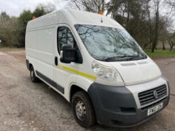 2012 12 FIAT DUCATO MWB PANEL VAN - 123K MILES - EX WATER BOARD - FM12 JZN