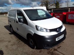 2013 NISSAN NV200 DIESEL 1.5 DCI 89 SE VAN - 184,700 MILES - 2 KEYS - RUNNING AND DRIVING