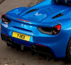 'YHE11' PRIVATE REGISTRATION PLATE