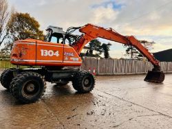 ATLAS 1304 4WD WHEELED EXCAVATOR C/W QUICK HITCH
