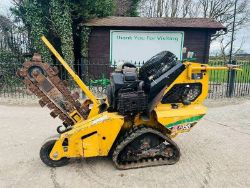 VERMEER RTX450 PEDESTRIAN TRENCHER * ONLY 349 HOURS , YEAR 2015