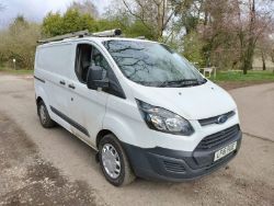 2016 16 FORD TRANSIT CUSTOM PANEL VAN - EX BT - 125K MILES - TWIN SIDE DOORS