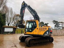 VOLVO EC140BLC TRACKED EXCAVATOR * YEAR 2007 , 4451 HOURS * C/W QUICK HITCH