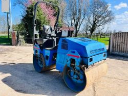 BOMAG BW135AD DOUBLE DRUM ROLLER * 1381 HOURS * C/W ROLE FRAME