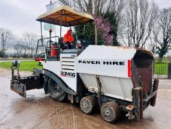 BOMAG BF331 ASHALT PAVER *YEAR 2009 , 4947 HOURS* C/W CANOPY