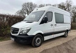 2015 MERCEDES SPRINTER WELFARE VAN - POTENTIAL CAMPER CONVERSION -177K FULL SERVICE HISTORY - 2 KEYS