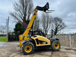 CATERPILLAR TH337C 4WD TELEHANDLER * YEAR 2013 * C/W PALLET TINES