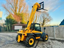 JCB 527-55 4WD TELEHANDLER * AG-SPEC , YEAR 2009 * C/W PICK UP HITCH