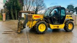 NEW HOLLAND LM1345 TURBO 4WD TELEHANDLER * 13 METER * C/W PALLET TINES