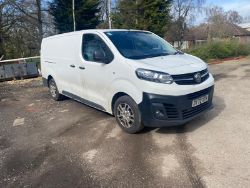 2020 70 VAUXHALL VIVARO PANEL VAN - 67K MILES - EURO 6 - 3 SEATS - PLY LINED