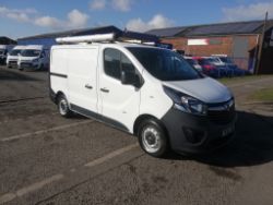 2015 65 VAUXHALL VIVARO PANEL VAN - 64K MILES - FSH - ROOF RACK - EX BT FROM NEW - FE65 FDC