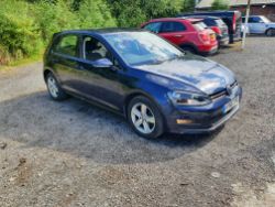 VW GOLF TDI BLUE HATCHBACK - 74.000 MILES - POWER WINDOWS - POWER LOCKS