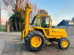 SANDERSON PLANTMAN 2 4WD ROUGH TERRIAN FORKLIFT C/W PERKINS ENGINE