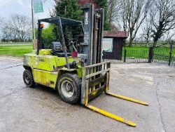 CLARK C500 Y80 DIESEL FORKLIFT C/W PALLET TINES