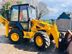 JCB 2CX 4WD BACKHOE DIGGER C/W FRONT AND REAR QUICK HITCH