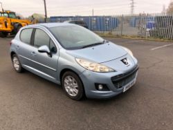 2011 PEUGEOT 207 1.6 HDI ACTIVE 5 DOOR HATCHBACK - 58,000 MILES - 2 KEYS - WV61WXS