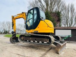 JCB 8080 TRACKED EXCAVATOR * ZERO SWING * C/W RUBBER TRACKS