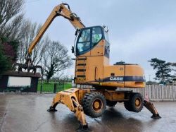CASE WX185 4WD HIGH RISED CABIN MATERIAL HANDLER *YEAR 2008* C/W GRAB