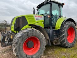 AXION 850 TRACTOR ,2011, CEBIS, FRONT AND CAB SUSPENSION