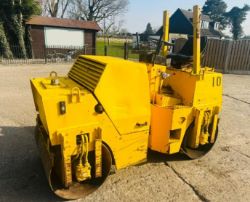 BENFORD 120 DOUBLE DRUM ROLLER C/W DEUTZ 2 CYLINDER ENGINE