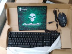 71 GAMING KEYBOARD & MOUSE SET, 22 SPOTLIGHTS, 23 TWIN BACK DUMBBELLS + LOTS MORE