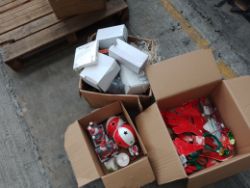 1 PALLET OF NEW CHRISTMAS DECORATIONS