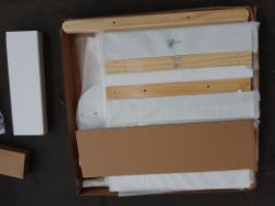 (P118) - 1 PALLET OF 40 X KIDS WHITE BOOKSHELF