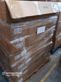 (L24) - 1 PALLET CONTAINING APPROX 14 NEW METAL AND WOOD DESKS