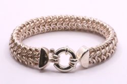 LADIES STERLING SILVER CHAIN BRACELET 7