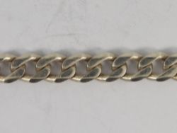 CURB CHAIN NECKLACE STERLING SILVER STUNNING 24