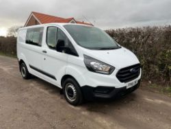 2018 FORD TRANSIT CUSTOM 300 CREW VAN L1H1 - NEW SHAPE - 99,777 MILES