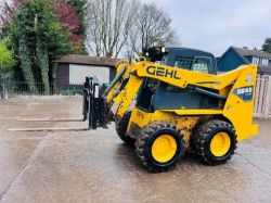 GEHL 5640 TURBO 4WD SKIDSTEER *YEAR 2012* C/W PALLET TINES