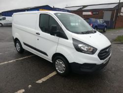2018 18 FORD TRANSIT CUSTOM PANEL VAN - 140K MILES - EURO 6 - NEWER SHAPE - PLY LINED - FP18 CFL