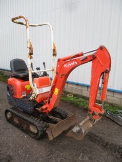 2011 KUBOTA K008-3 MICRO MINI DIGGER 0.8 1 TON EXCAVATOR CAB JCB 8008 DELIVERY