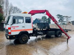MERCEDES 814 4X2 CREW CAB RECOVERY LORRY C/W TILT AND SLIDE BODY & SPEC LIFT