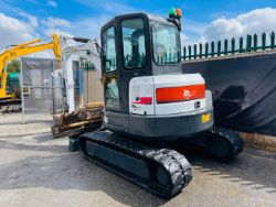 BOBCAT E50 EXCAVATOR 2018 2519 HOURS HYDRAULIC HITCH 3 BUCKETS RADIO