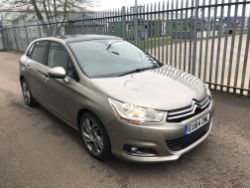 2014 CITROEN C4 1.6 HDI EXCLUSIVE AIRDREAM 5 DOOR HATCHBACK - 134,000 MILES - 1 KEY