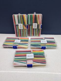 5X HEAT SHRINK TUBES SLEEVE 140PCS ELECTRICAL SLEEVING CABLE WIRE HEATSHRINK