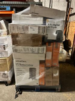 MIXED PALLET RETURNED BRANDED CONSUMER ELECTRICAL GOODS (MAINLY HEATERS) - RRP £1734.67!